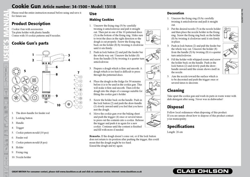 Clas Ohlson 1311B quick guide