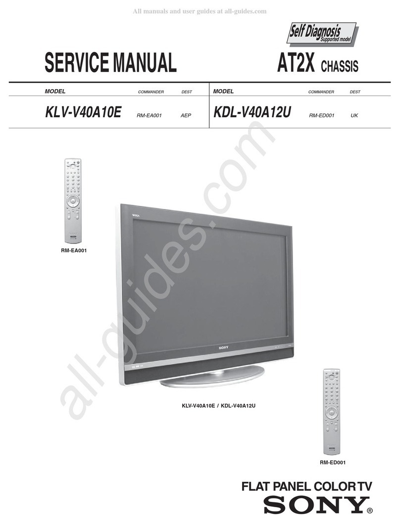 Sony Bravia KLV-V40A10E User manual