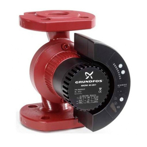 Grundfos Magna Installation and operating instructions