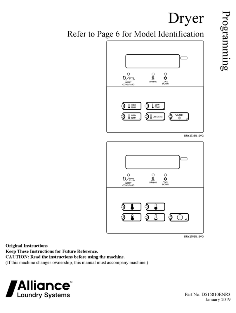 Alliance Laundry Systems PD3JGBGS403UG01 Owner's manual Alliance Laundry Systems PD3JGBGS403UG01 Owner's manual