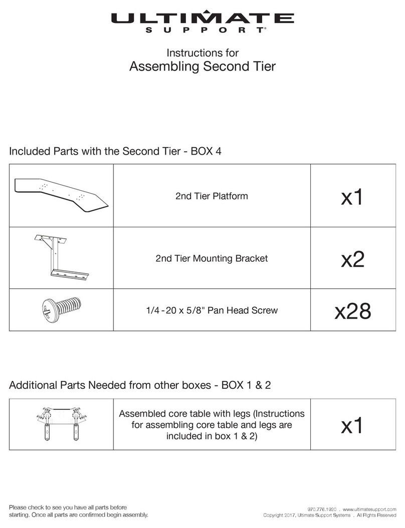 Ultimate Support BOX 4 instructions