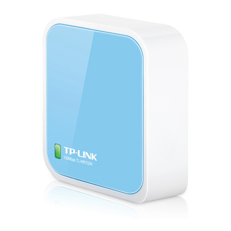 TP-Link TL-WR702N User manual