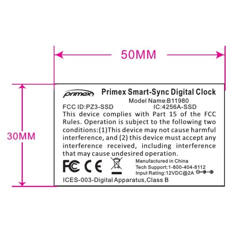 Primex B11980 User manual