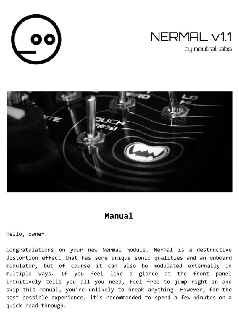neutral labs Nermal v1.1 User manual
