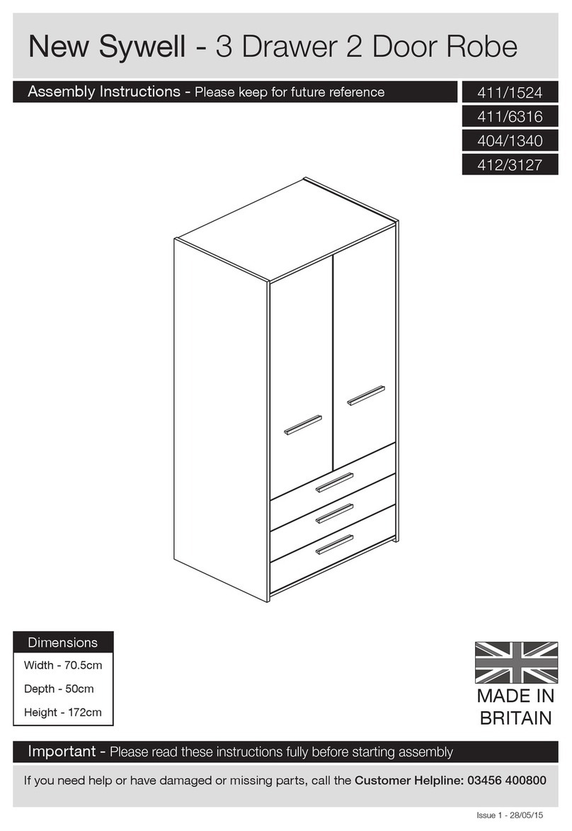 Argos New Sywell 411/1524 Assembly instructions