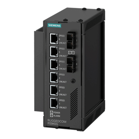 Siemens SIMATIC NET RUGGEDCOM RS940GF User manual