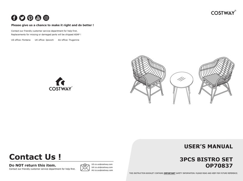 Costway OP70837 user manual