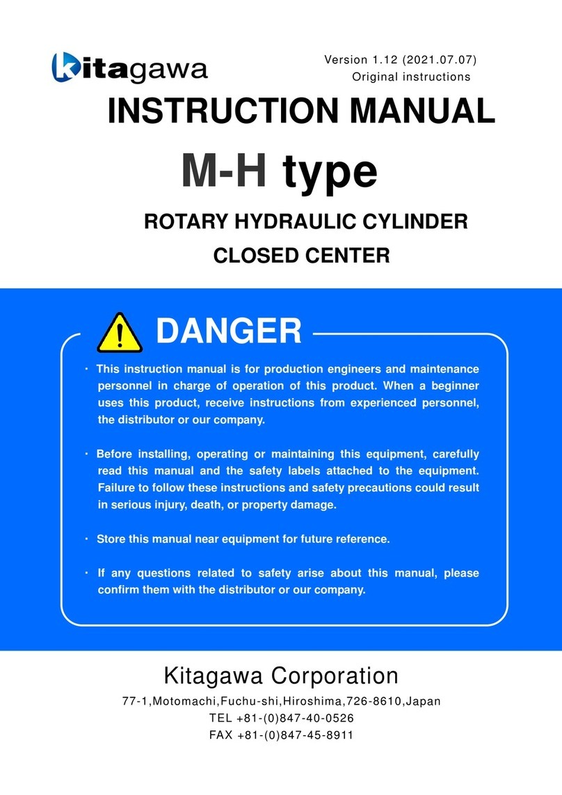 Kitagawa M0915RA instruction manual