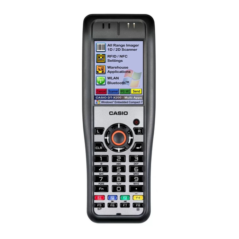 Casio DT-X200 Series Service manual