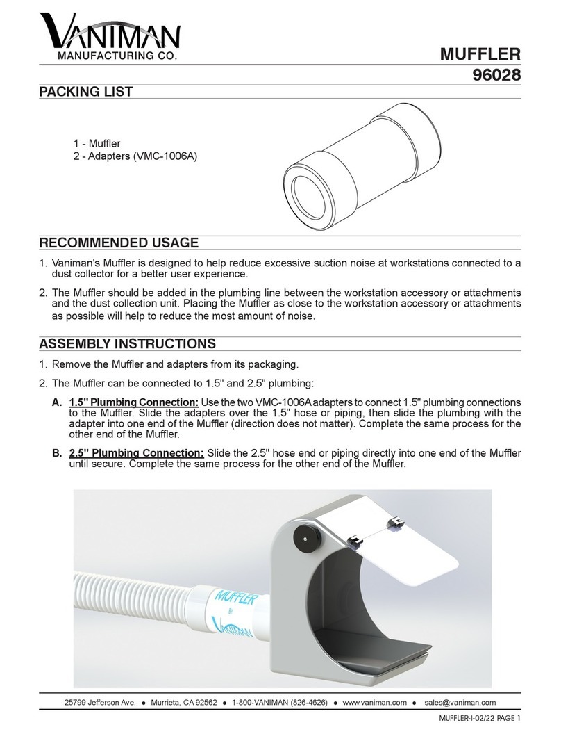 Vaniman 96028 quick start guide