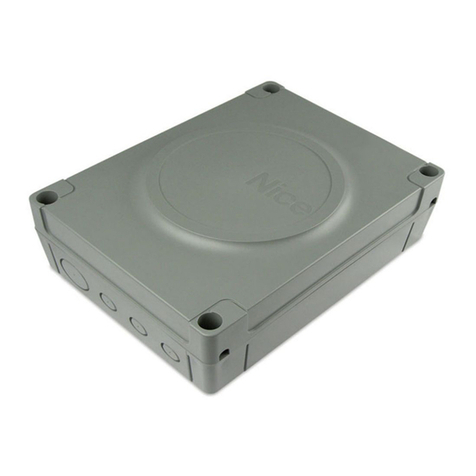Nice MC824L Instructions and warnings for installation and use