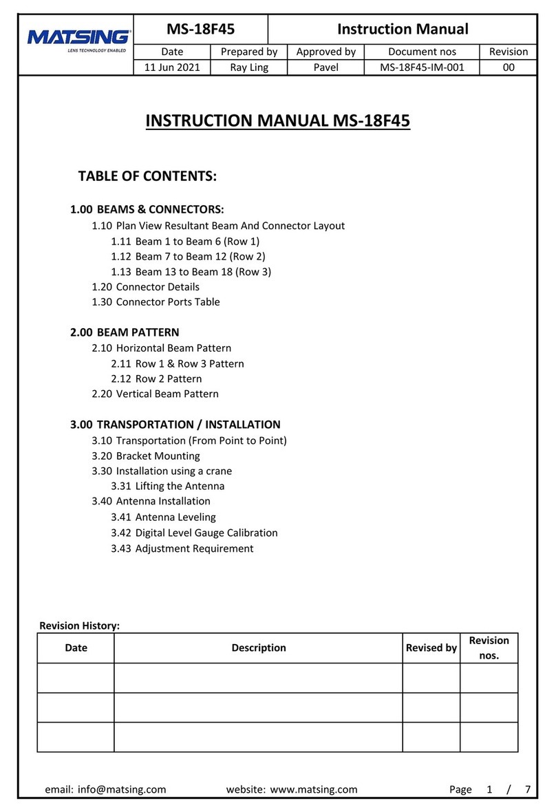 Matsing MS-18F45 instruction manual