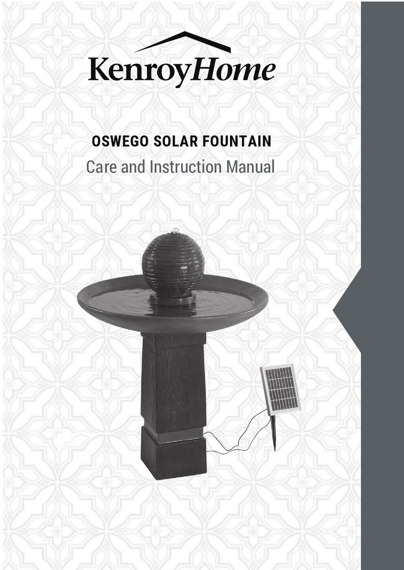 Kenroy Home OSWEGO Installation guide