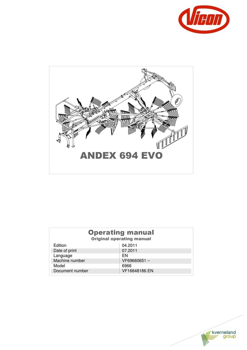 Kverneland Vicon ANDEX 694 EVO operating manual