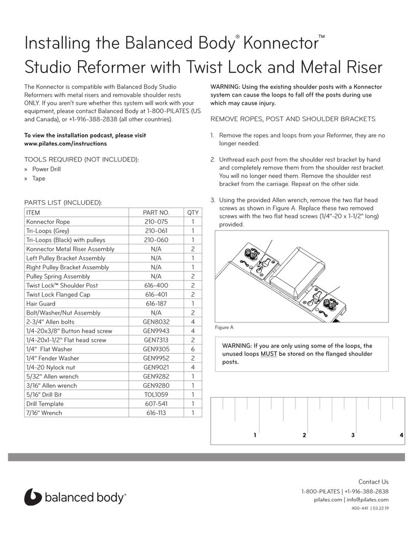 Balanced Body Konnector User manual Balanced Body Konnector User manual