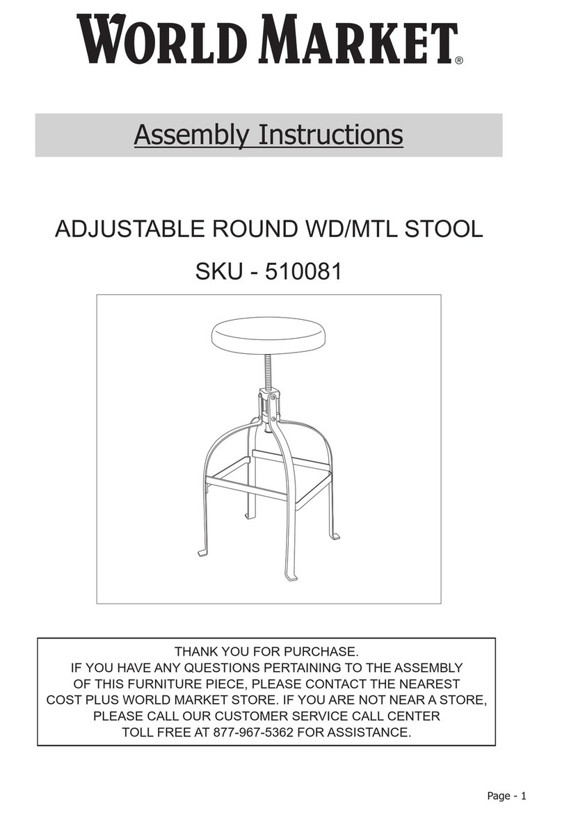 World Market 510081 Assemly Instructions