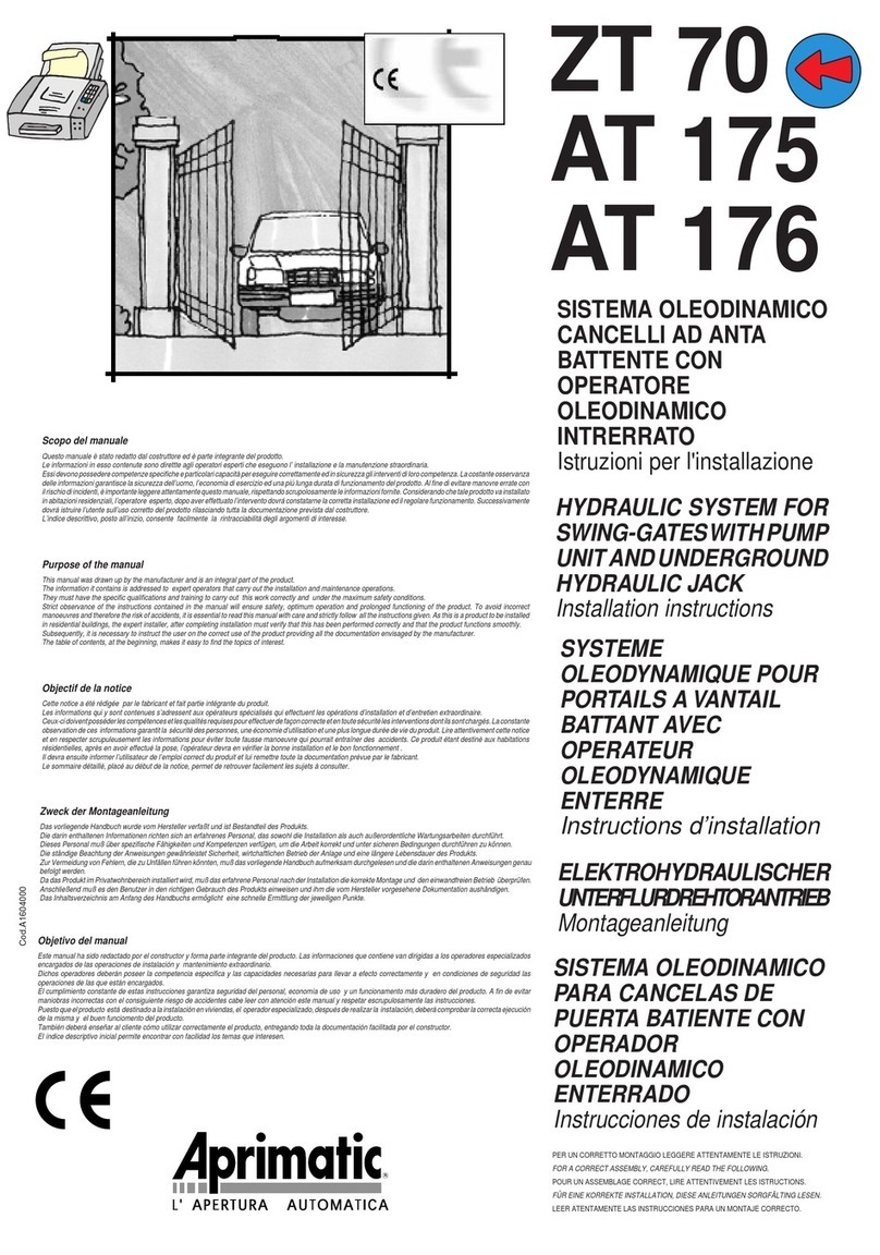 Aprimatic ZT 70 User manual