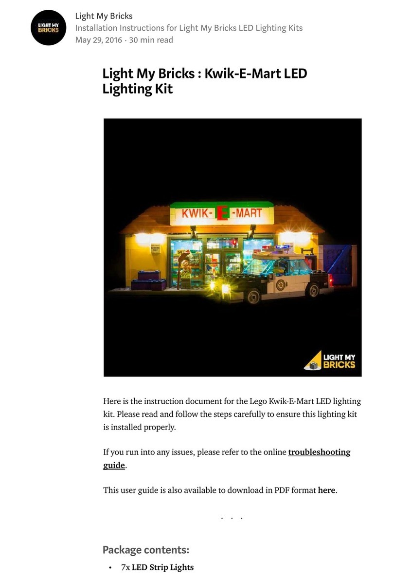 Lightmybricks 71016 User manual