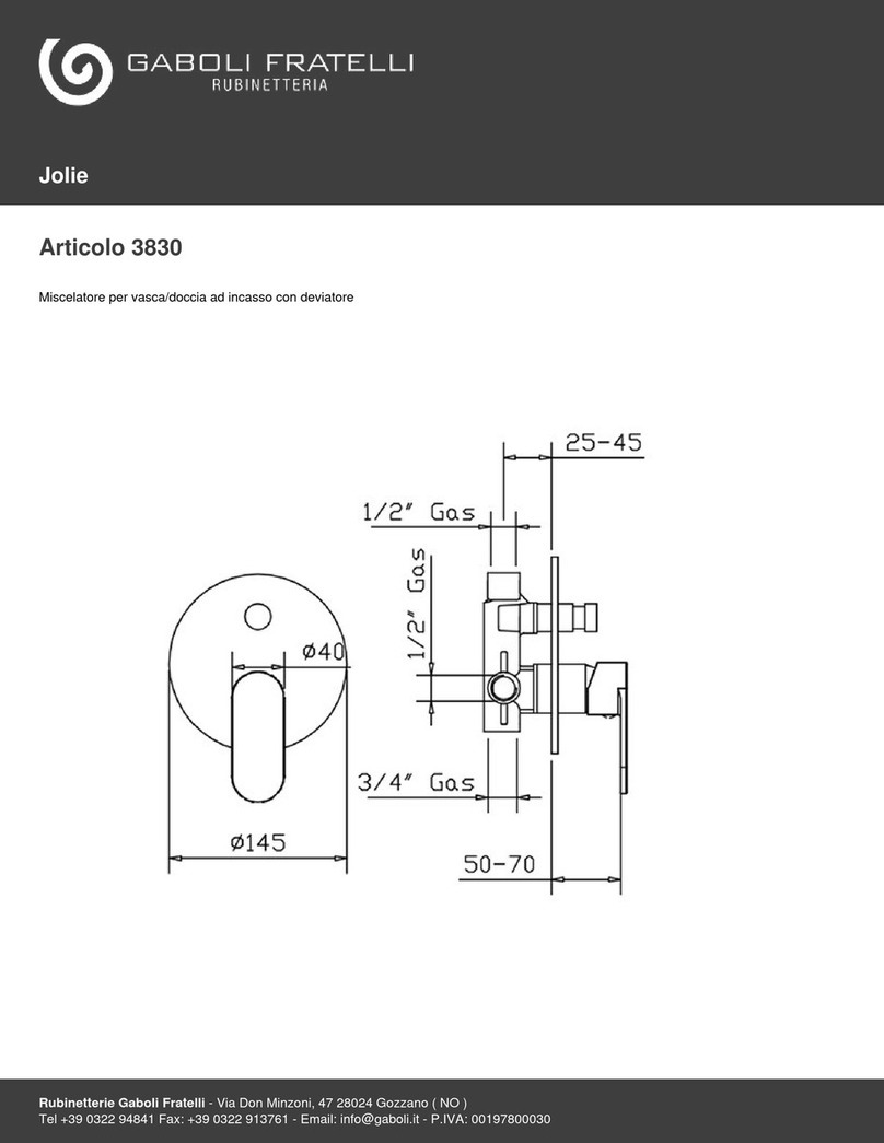 Gaboli Fratelli Jolie quick start guide Gaboli Fratelli Jolie quick start guide
