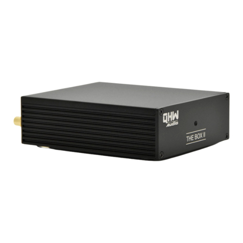 QHW Audio THE BOX II owner's manual