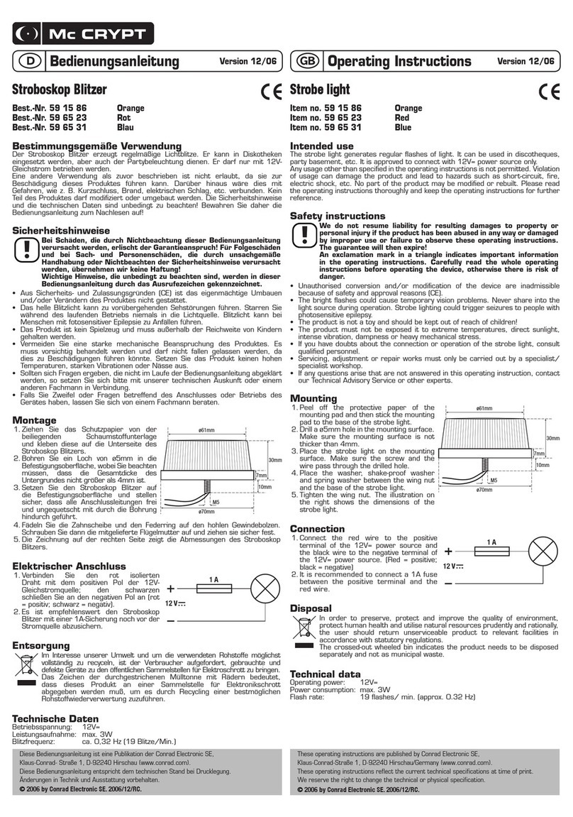 MC Crypt 59 15 86 User manual