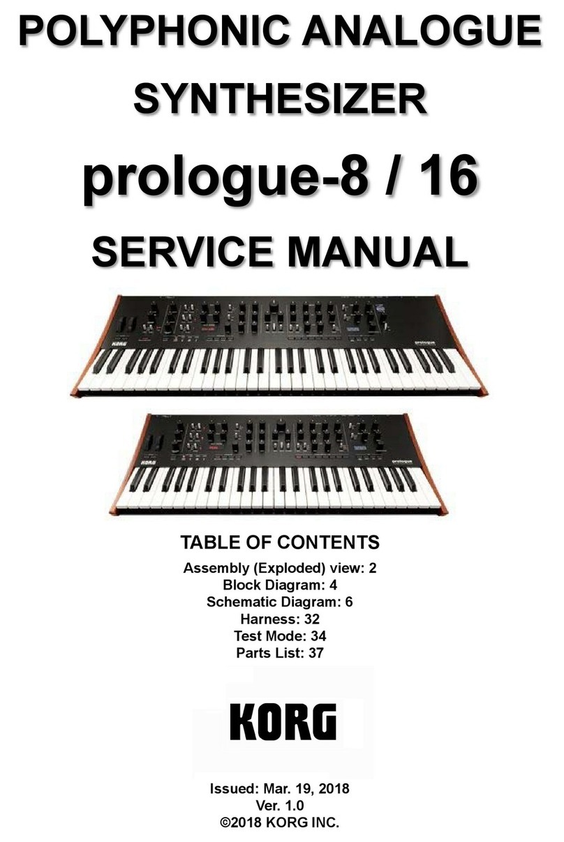 Korg prologue-8 User manual