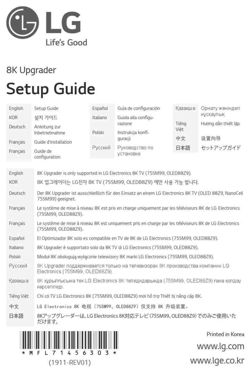 LG 8K Upgrader Setup guide