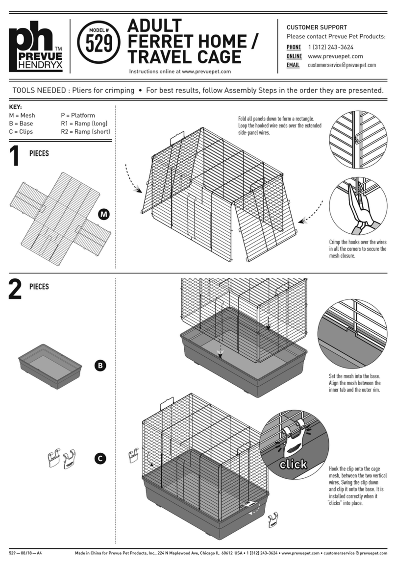 Prevue Hendryx 529 Assembly instructions