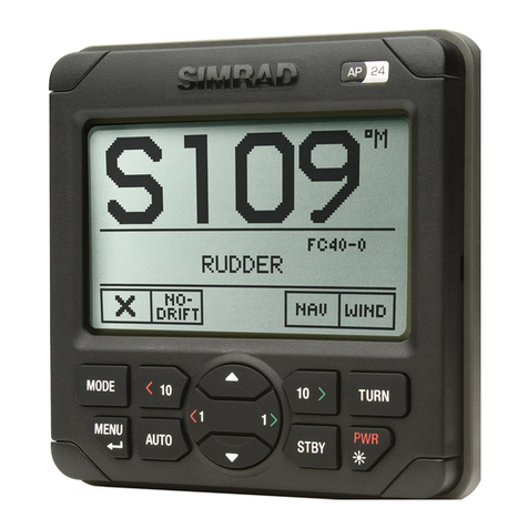 Simrad AP24 User manual Simrad AP24 User manual
