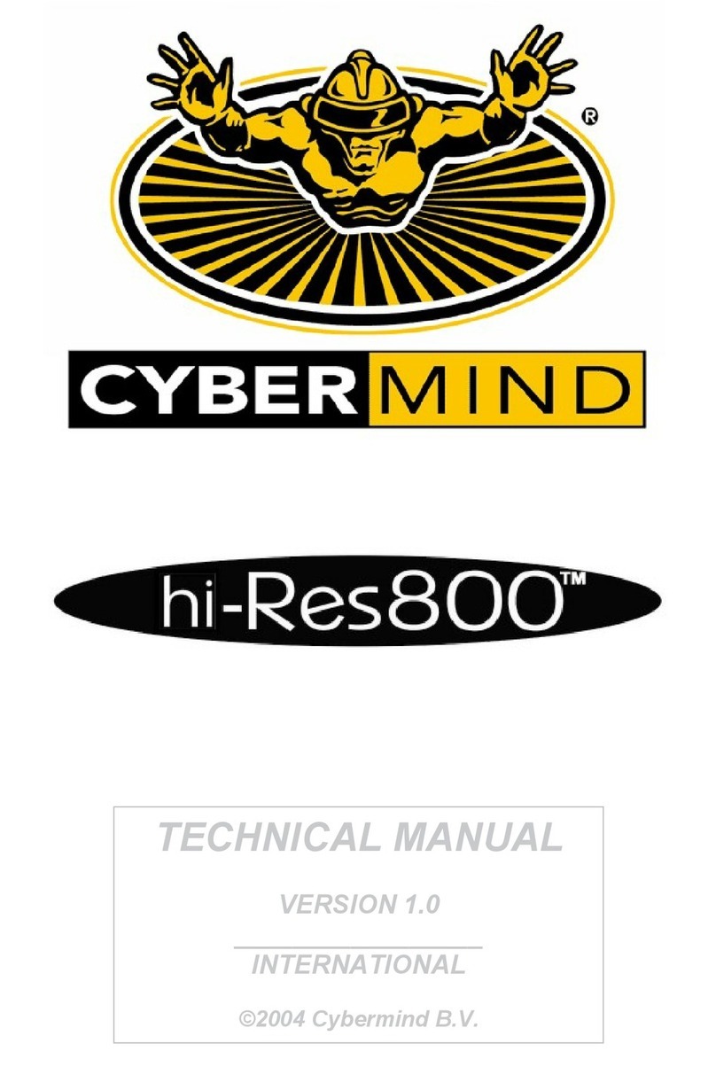 Cybermind hi-Res800 Technical manual