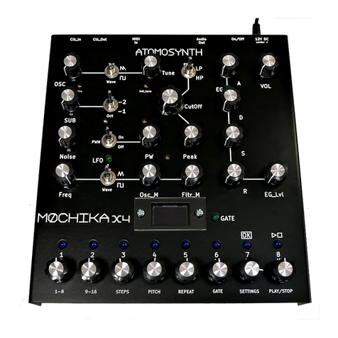 AtomoSynth Mochika X4 quick start guide