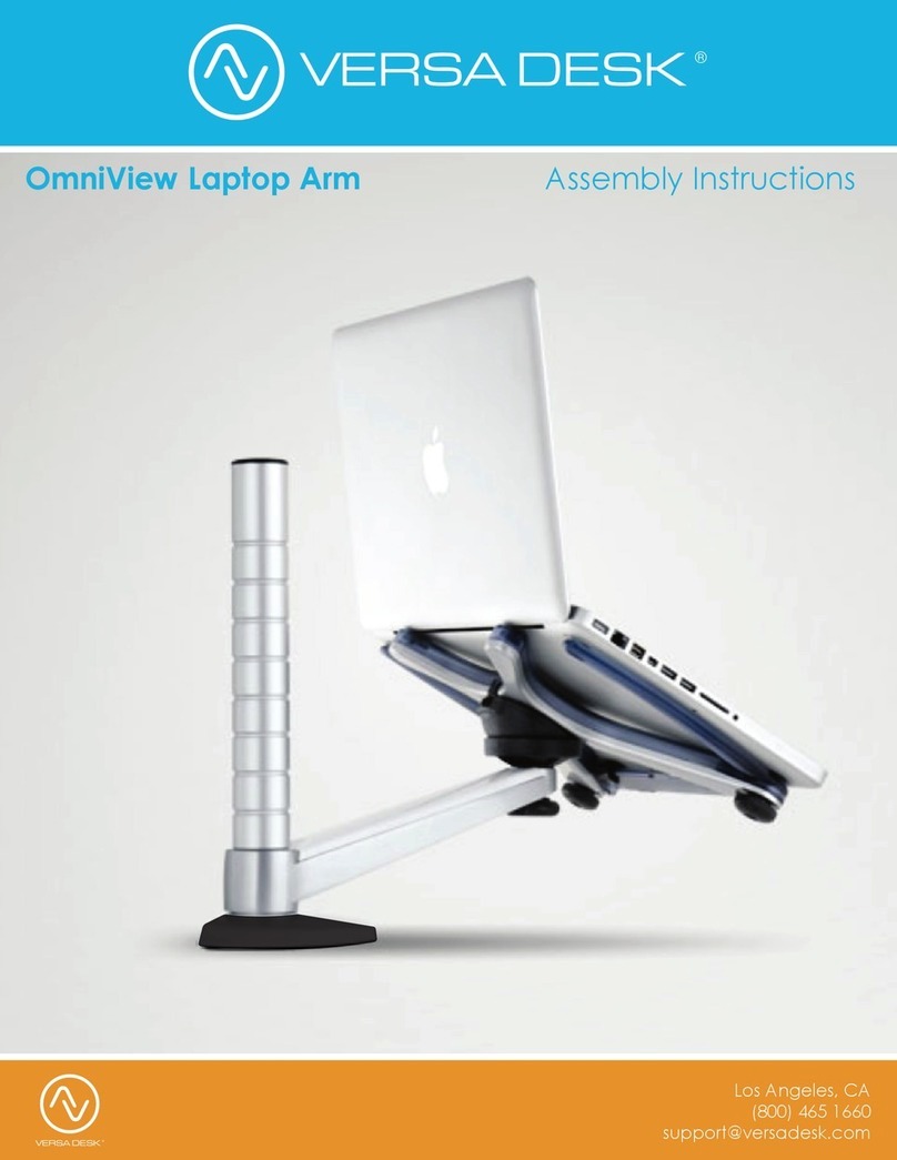 Versa Desk OmniView Assembly instructions