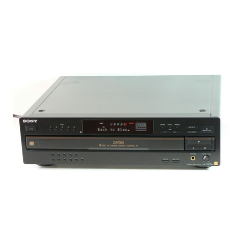 Sony CDP-CA70ES - Compact Disc Player Service manual