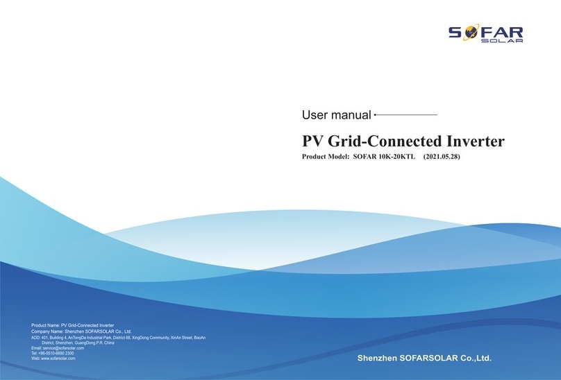 Sofar solar SOFAR 10K user manual