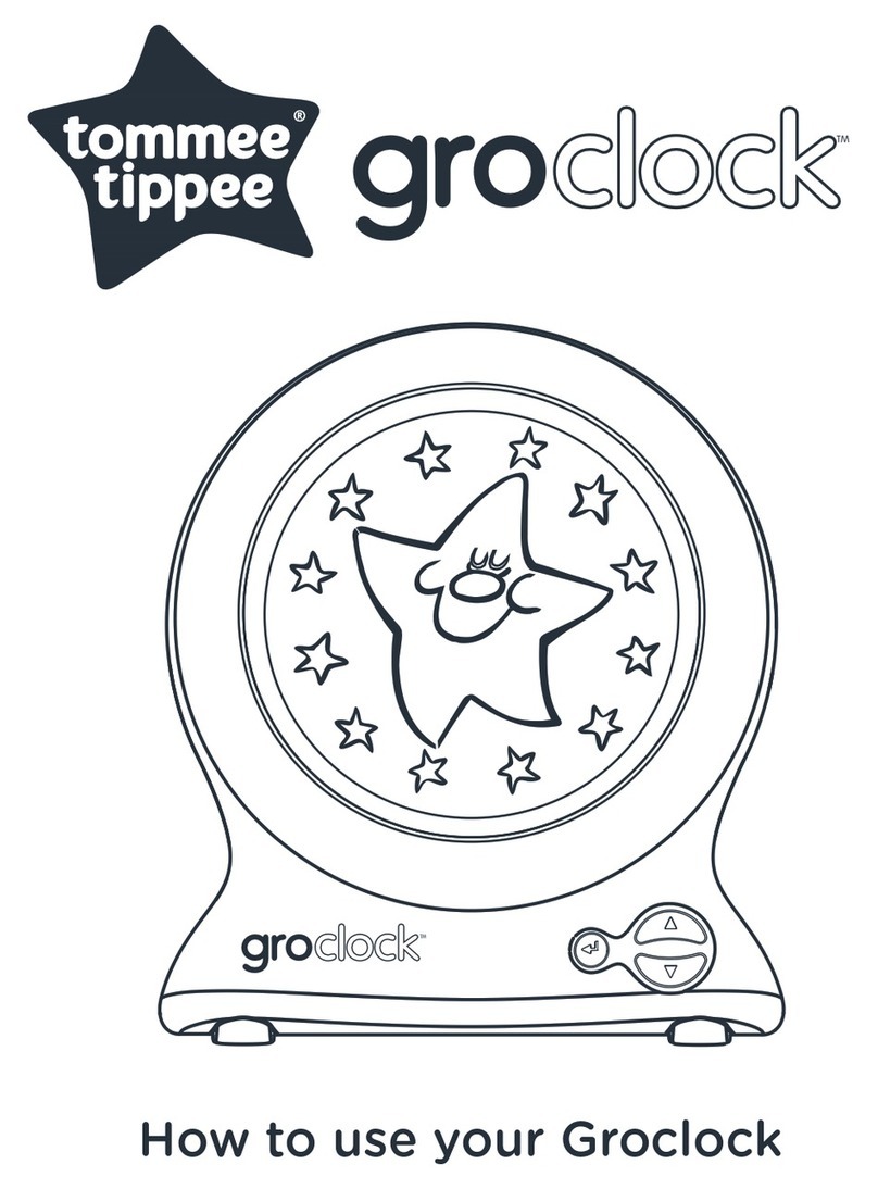 Tommee Tippee GroClock Leaflet