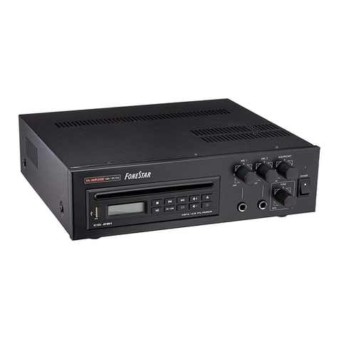 FONESTAR MA-18CDU User manual