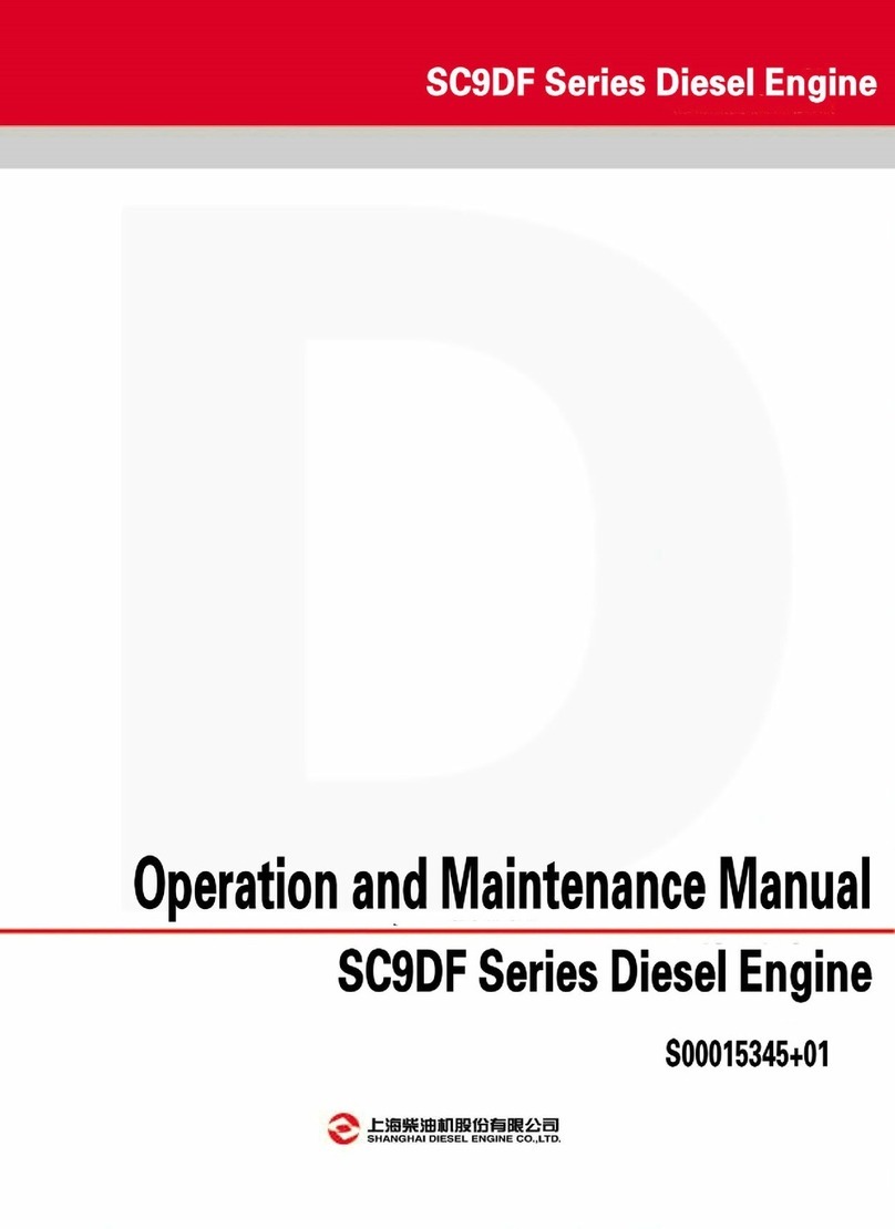 Shanghai Diesel Engine SC9DF User manual