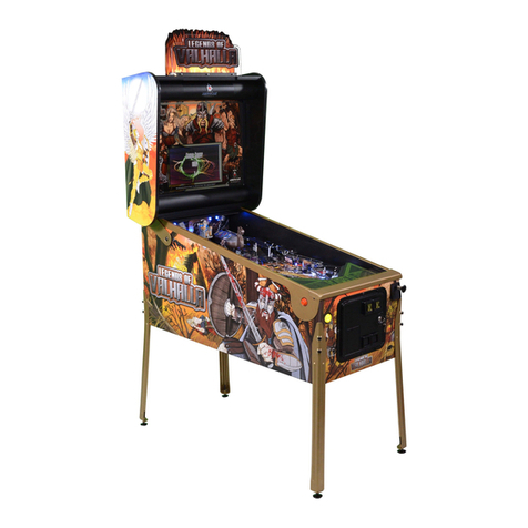 American Pinball LEGENDS OF VALHALLA User manual