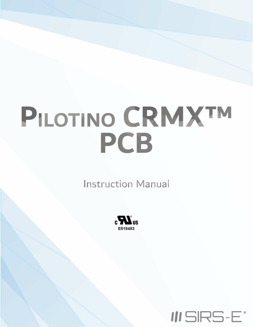 SIRS-E Pilotino CRMX PCB instruction manual