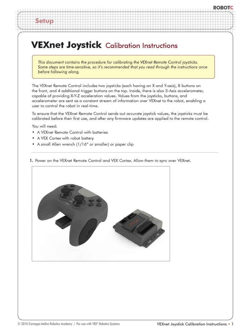 Robotc VEXnet Use and care manual