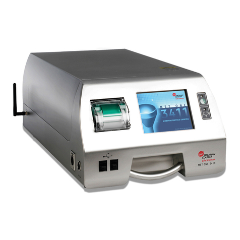 Beckman Coulter MET ONE 3411 user manual