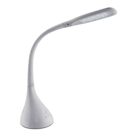 OttLite Creative Curves LED Desk Lamp User manual
