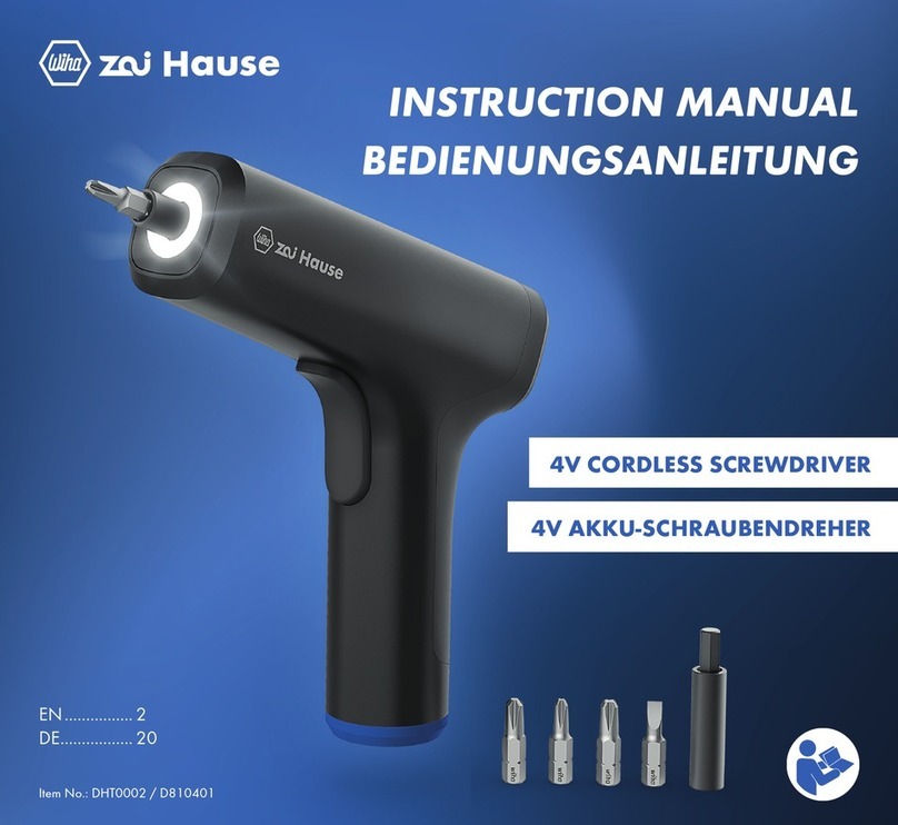 Wiha Zai Hauce D810401 instruction manual