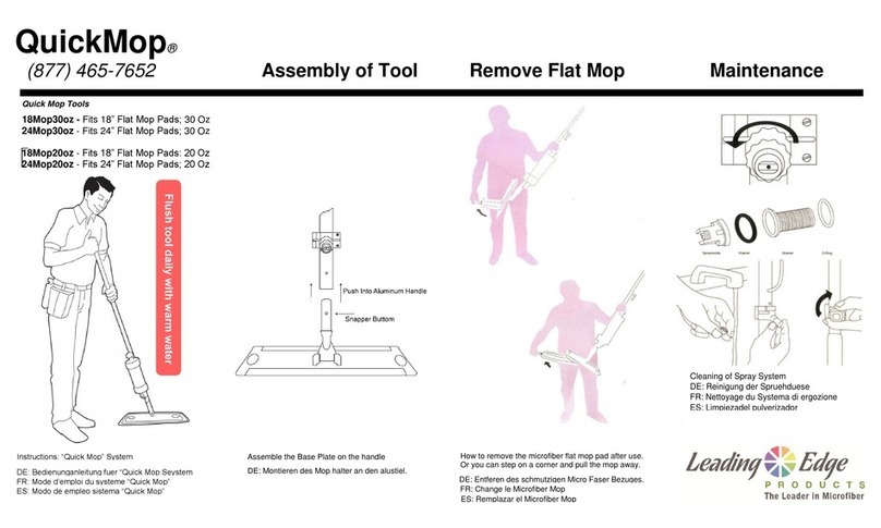 Leading Edge QuickMop 18Mop30oz User manual