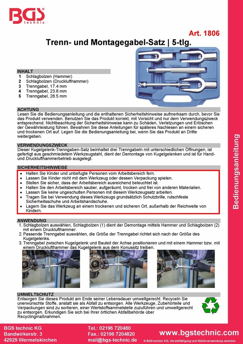 BGS technic 1806 instruction manual BGS technic 1806 instruction manual