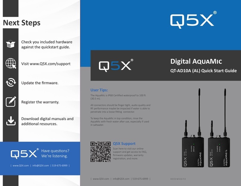 Q5X AquaMic QT-AD10A User manual