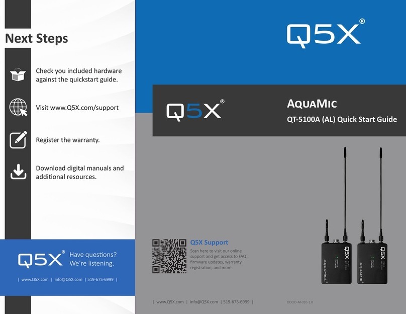 Q5X AquaMic QT-5100A quick start guide
