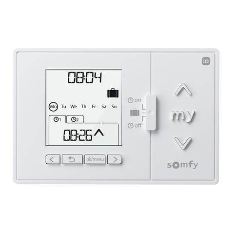 SOMFY HOME MOTION Chronis io User manual SOMFY HOME MOTION Chronis io User manual