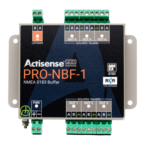 Actisense Pro Series Install & user manual