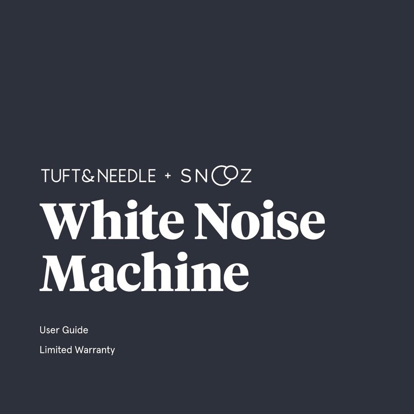 Tuft & Needle SNOOZ White Noise Machine user guide